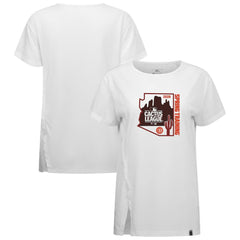 White Chicago Cubs Levelwear Women's 2026 Spring Training Influx Ball Bold T-Shirt