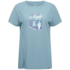 Blue Los Angeles Angels Levelwear Women's Influx Spring Training Sunrise Bold T-Shirt