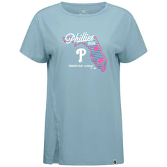 Blue Philadelphia Phillies Levelwear Women's Influx Spring Training Sunrise Bold T-Shirt