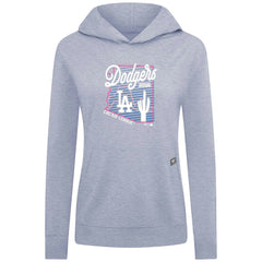 Light Blue Los Angeles Dodgers Levelwear Women's Relay Spring Training Sunrise Bold Hoodie