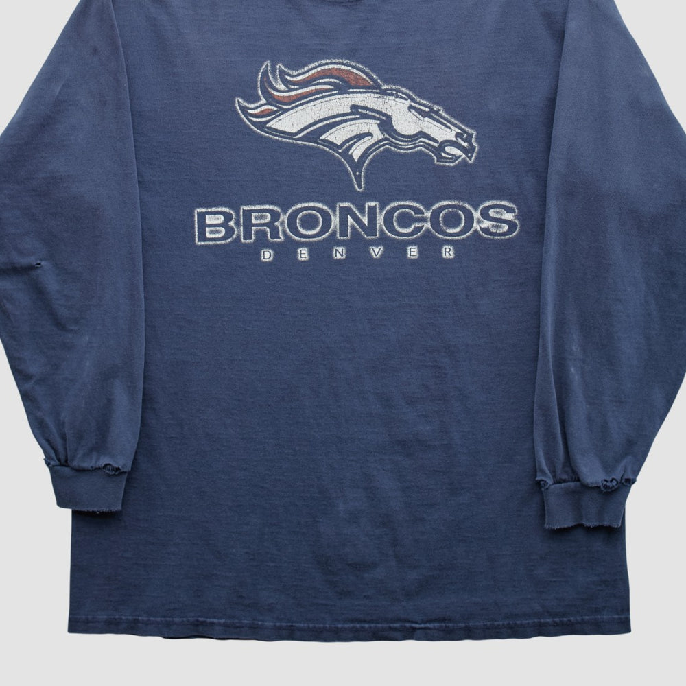 Delta 2000s Long Sleeve T-shirt - Denver Broncos T-shirts