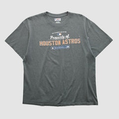 Dark Heather Gray Houston Astros Majestic 2000s T-shirt