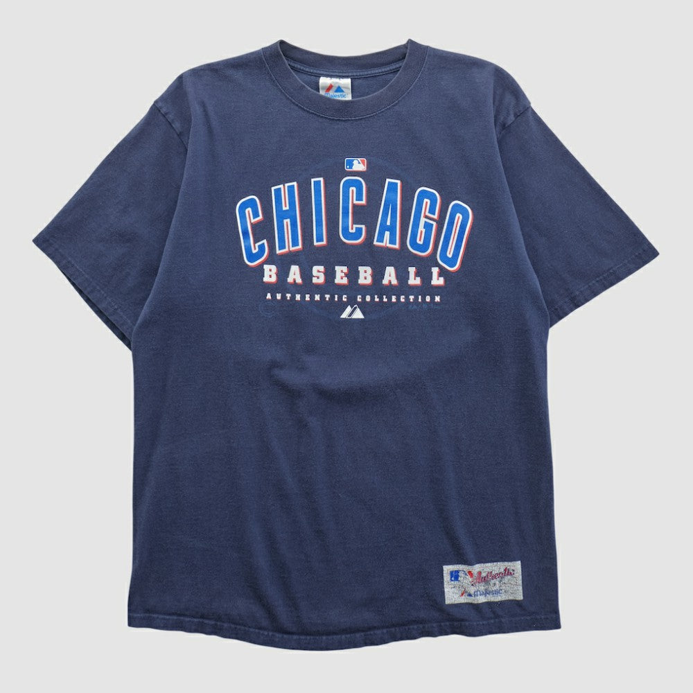 Navy Chicago Cubs Majestic 2000s T-shirt