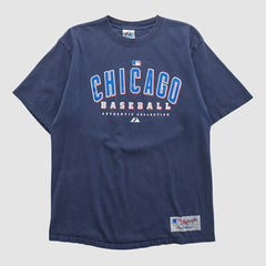 Navy Chicago Cubs Majestic 2000s T-shirt