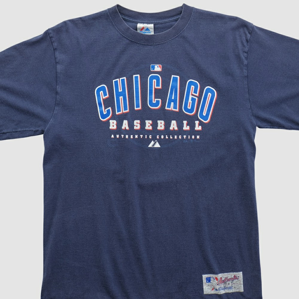 Navy Chicago Cubs Majestic 2000s T-shirt