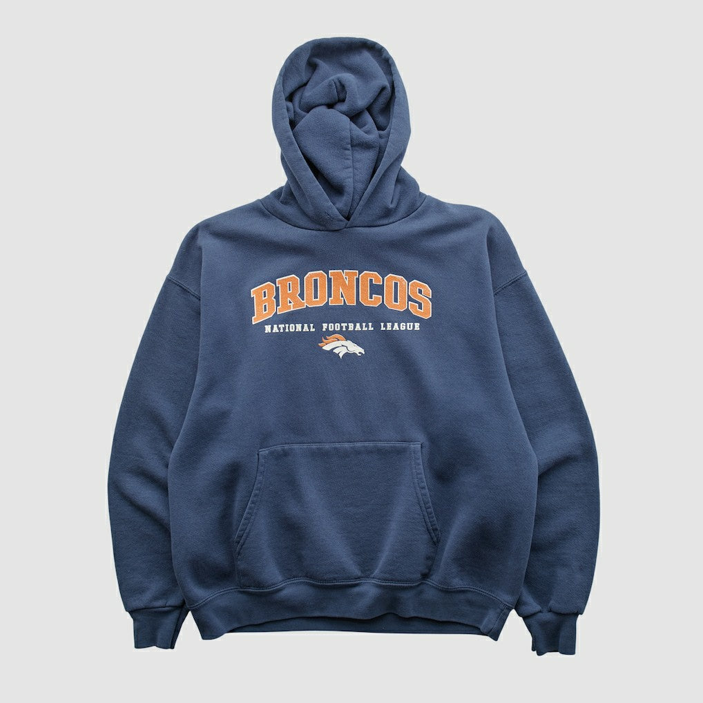 2000s Hooded Pullover Sweatshirt - Denver Broncos Pullover
