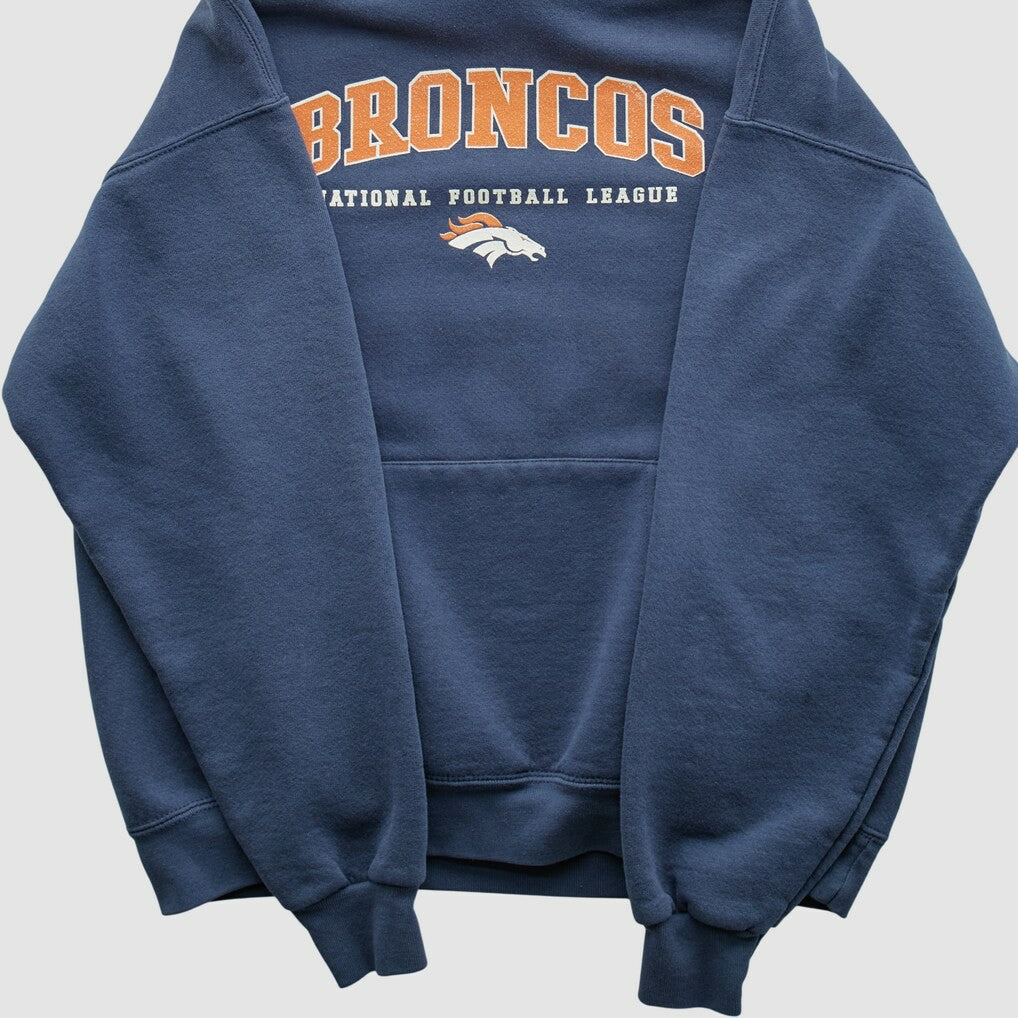 2000s Hooded Pullover Sweatshirt - Denver Broncos Pullover