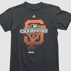 Black San Francisco Giants Majestic 2012 T-shirt