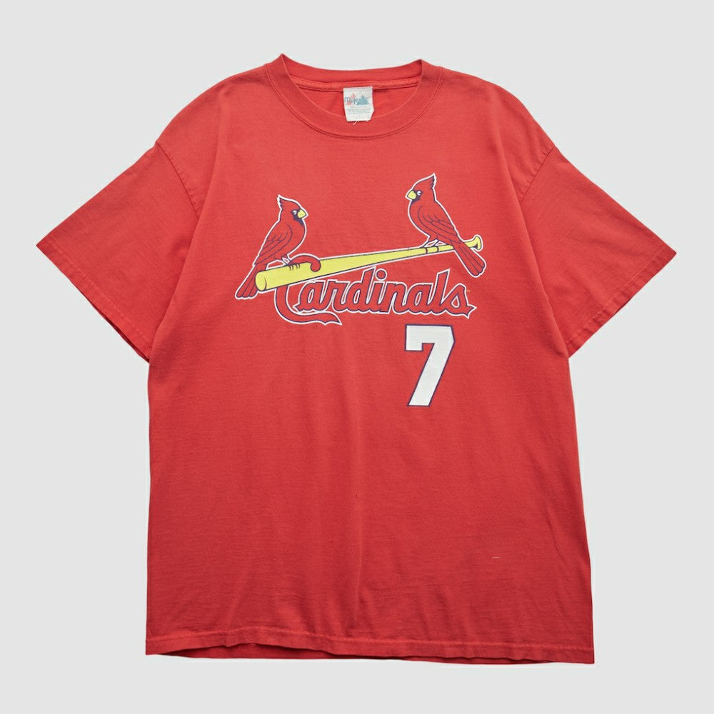 Red St. Louis Cardinals Majestic 2000s T-shirt