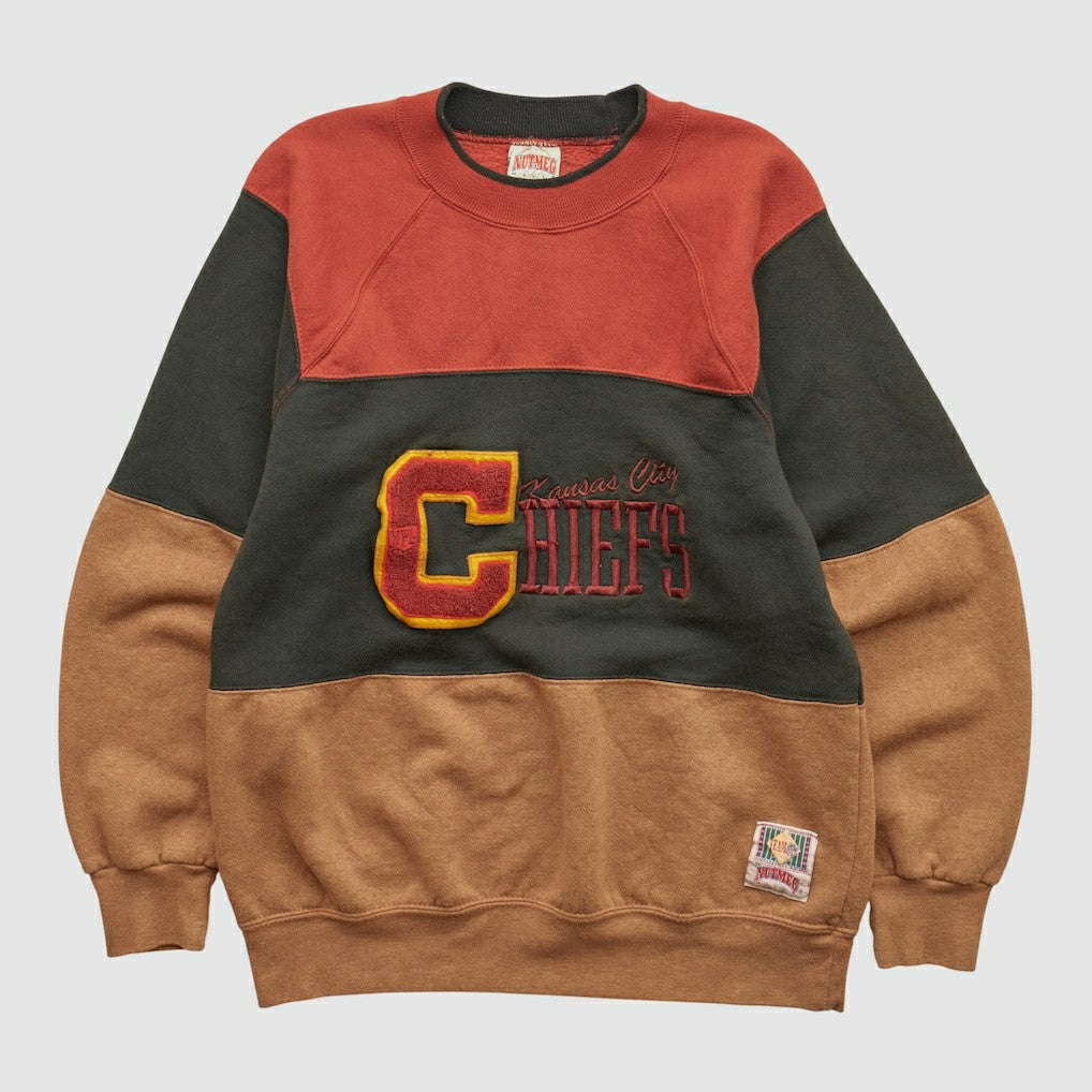 Nutmeg Mills 90s Pullover Sweatshirt - Kansas City Chiefs Pullover