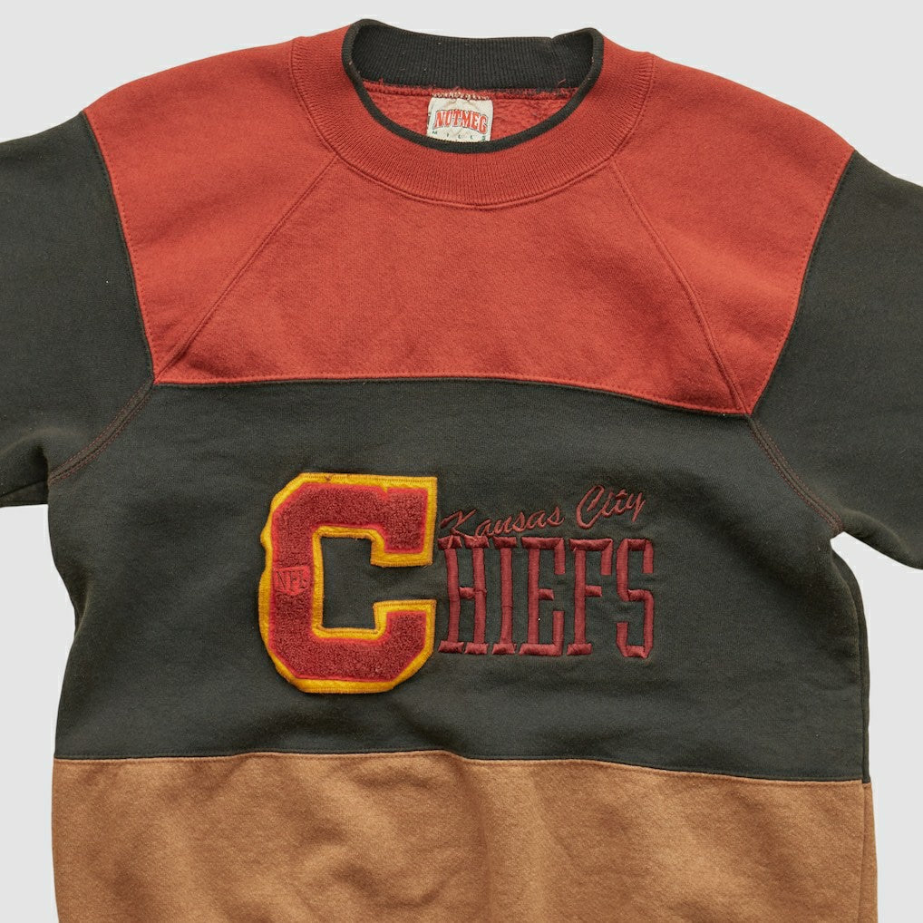 Nutmeg Mills 90s Pullover Sweatshirt - Kansas City Chiefs Pullover
