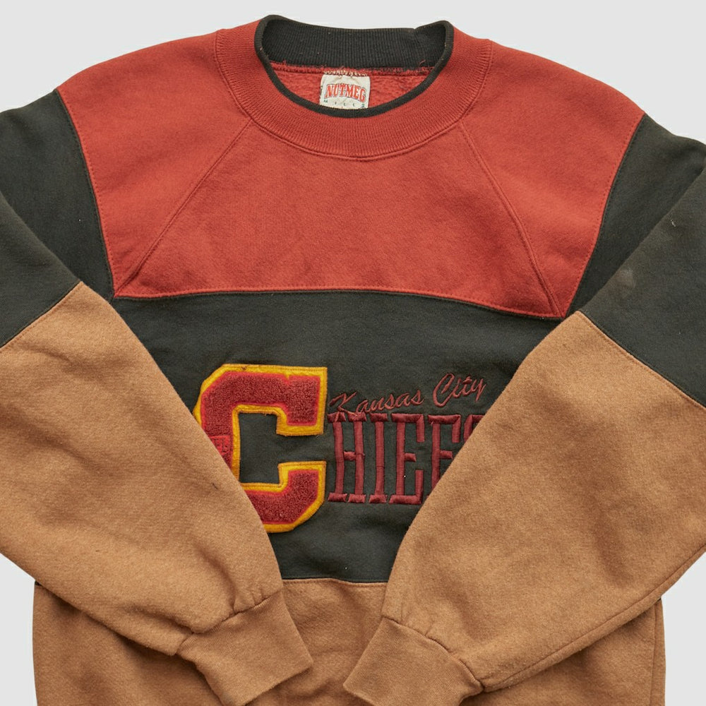Nutmeg Mills 90s Pullover Sweatshirt - Kansas City Chiefs Pullover