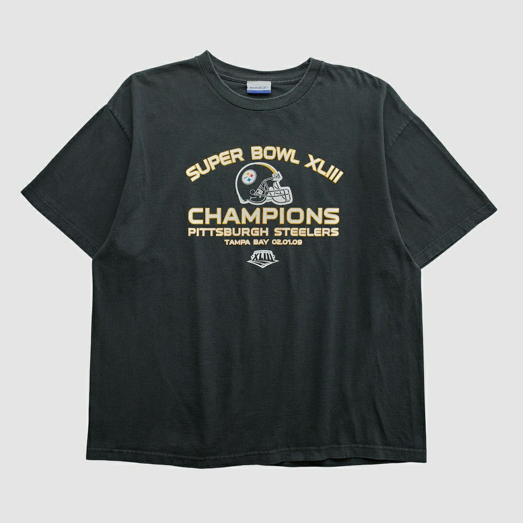 Super Bowl XLIII Reebok 2009 T-shirt - Pittsburgh Steelers T-shirts