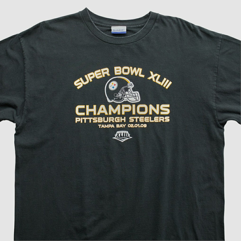 Super Bowl XLIII Reebok 2009 T-shirt - Pittsburgh Steelers T-shirts