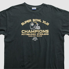 Super Bowl XLIII Reebok 2009 T-shirt - Pittsburgh Steelers T-shirts