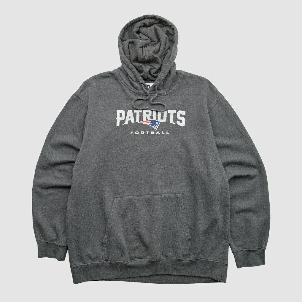 Majestic 2010s Hooded Pullover Sweatshirt - New England Patriots Pullover