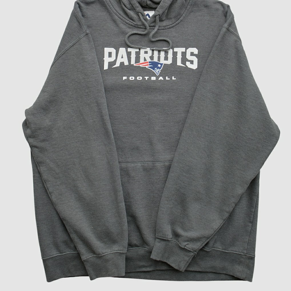 Majestic 2010s Hooded Pullover Sweatshirt - New England Patriots Pullover