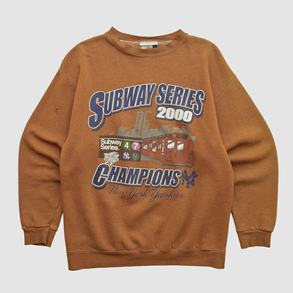 Clay New York Yankees Puma 2000 Pullover Sweatshirt