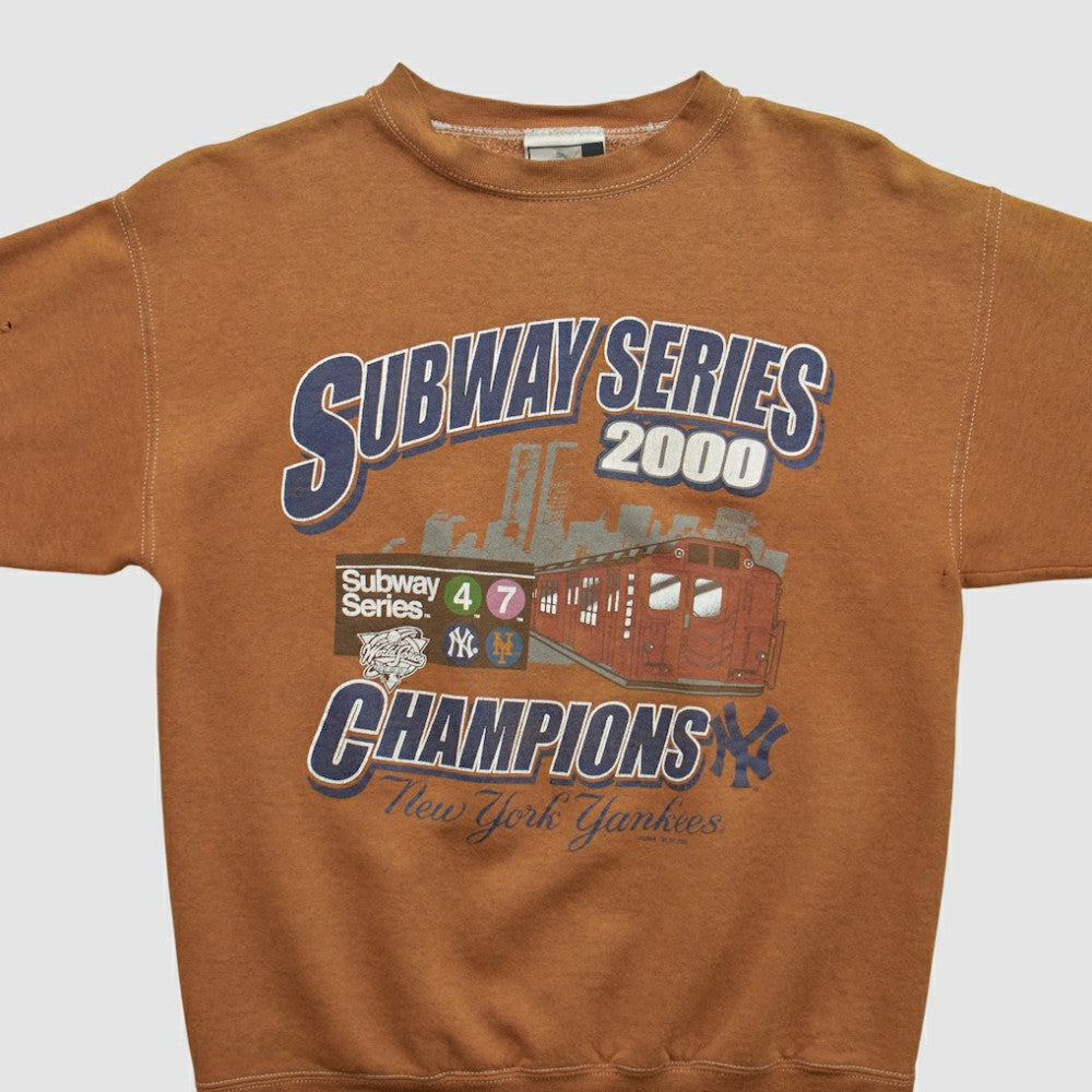 Clay New York Yankees Puma 2000 Pullover Sweatshirt