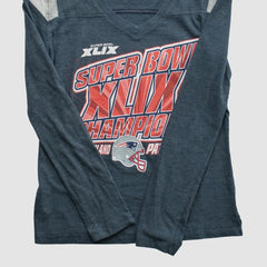 Super Bowl XLIX Team Edition Apparel 2015 Long Sleeve T-shirt - New England Patriots T-shirts
