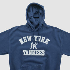 Navy New York Yankees Stitches 2010s Hooded Pullover Sweatshirt