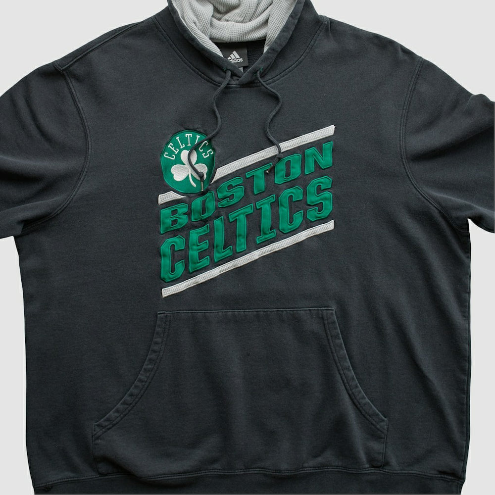 Adidas Boston Celtics 2010s Hooded Pullover Sweatshirt