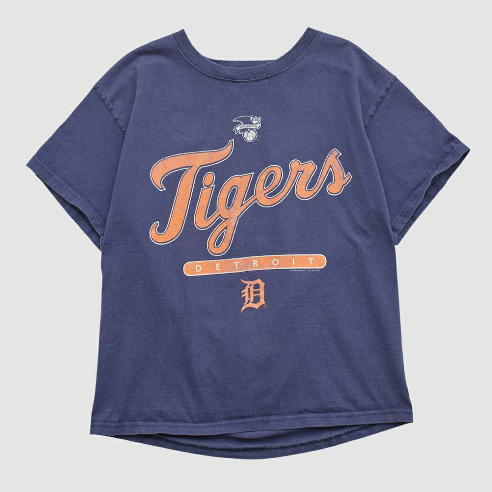 Navy Detroit Tigers Delta 2000s T-shirt