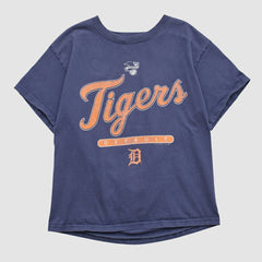 Navy Detroit Tigers Delta 2000s T-shirt
