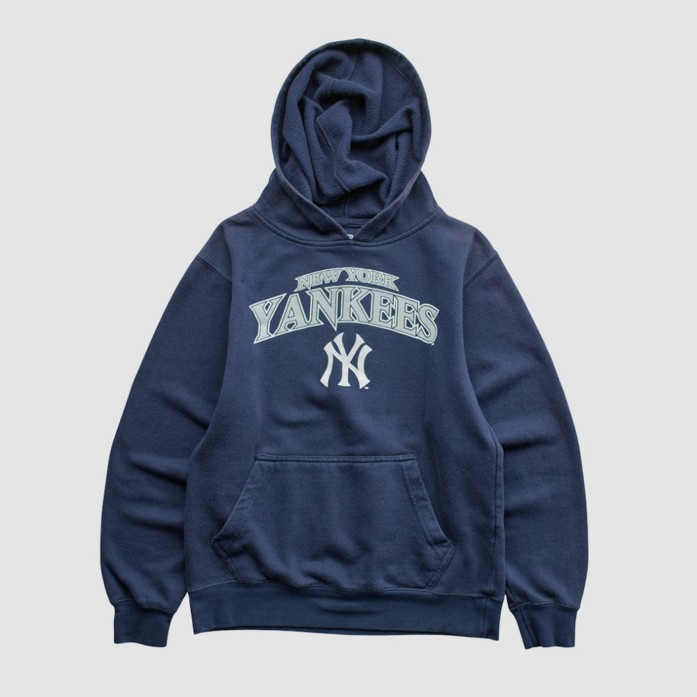 Navy New York Yankees Stitches 2010s Hooded Pullover Sweatshirt