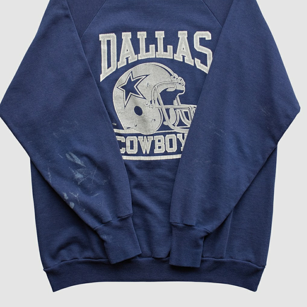 Logo 7 80s Pullover Sweatshirt - Dallas Cowboys Pullover