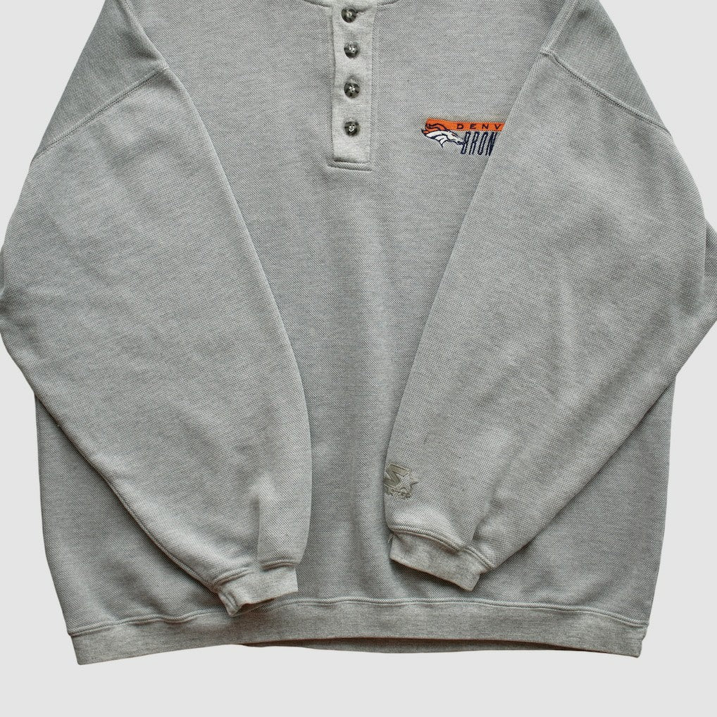 Starter 90s Pullover Sweatshirt - Denver Broncos Pullover