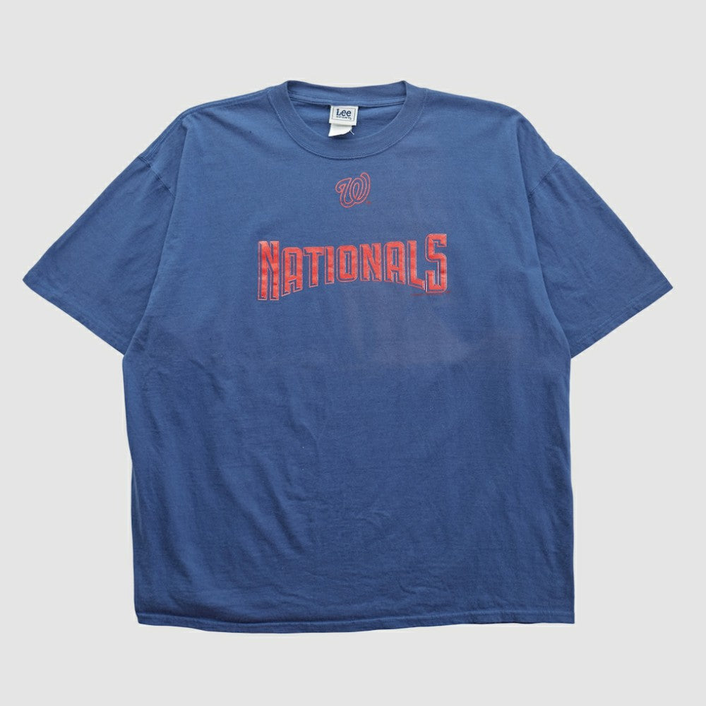 Navy Washington Nationals Lee Apparel 2000s T-shirt