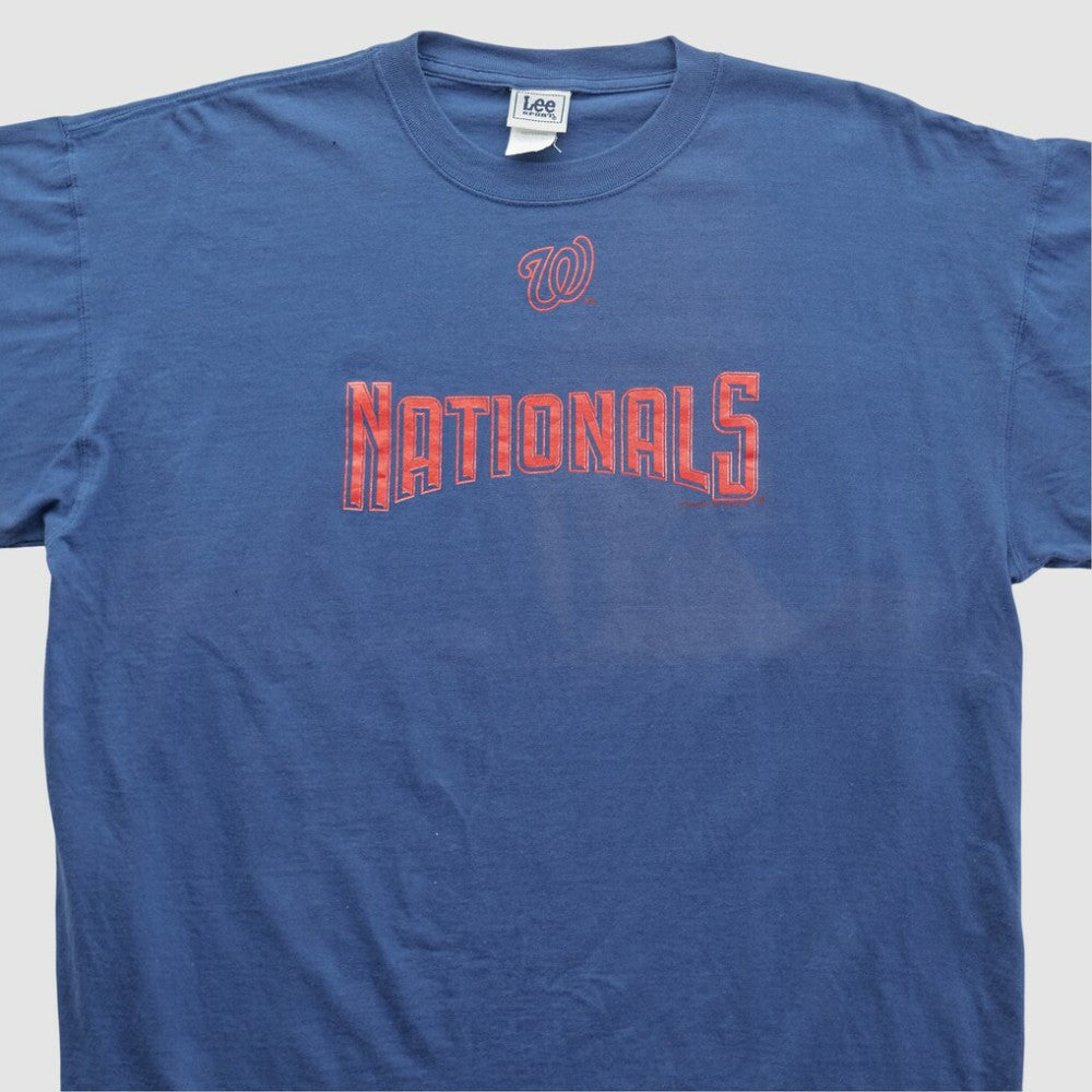 Navy Washington Nationals Lee Apparel 2000s T-shirt