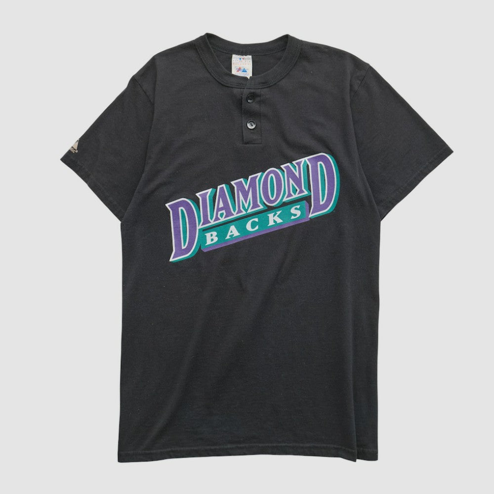 Black Arizona Diamondbacks Majestic 2000s T-shirt