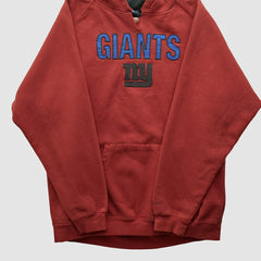 Reebok 2000s Hooded Pullover Sweatshirt - New York Giants Pullover