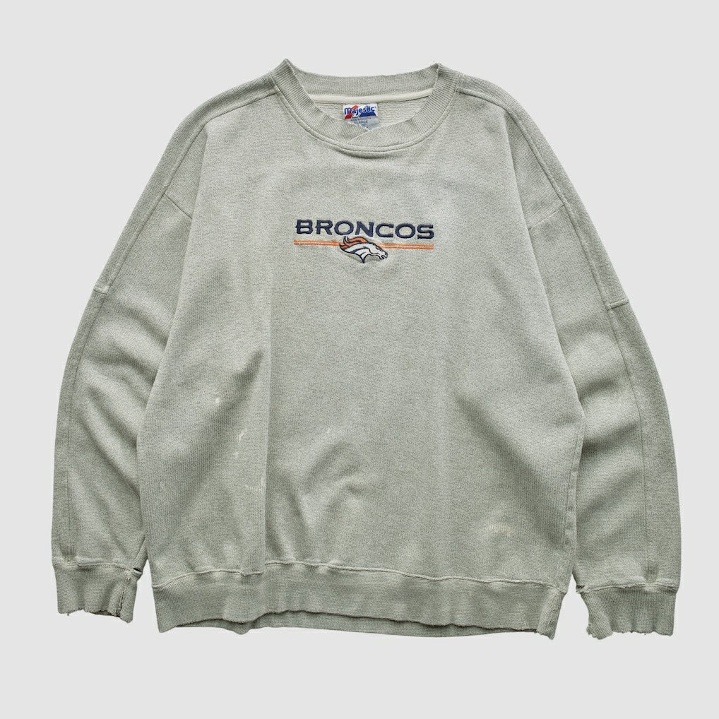 Majestic 2000s Pullover Sweatshirt - Denver Broncos Pullover