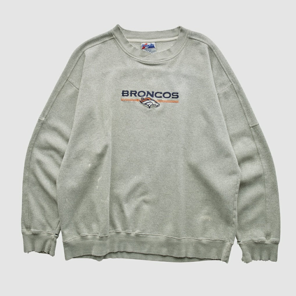 Majestic 2000s Pullover Sweatshirt - Denver Broncos Pullover
