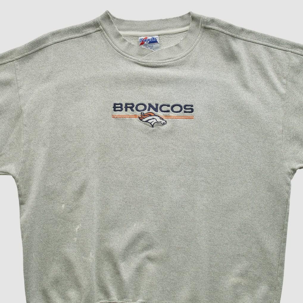 Majestic 2000s Pullover Sweatshirt - Denver Broncos Pullover
