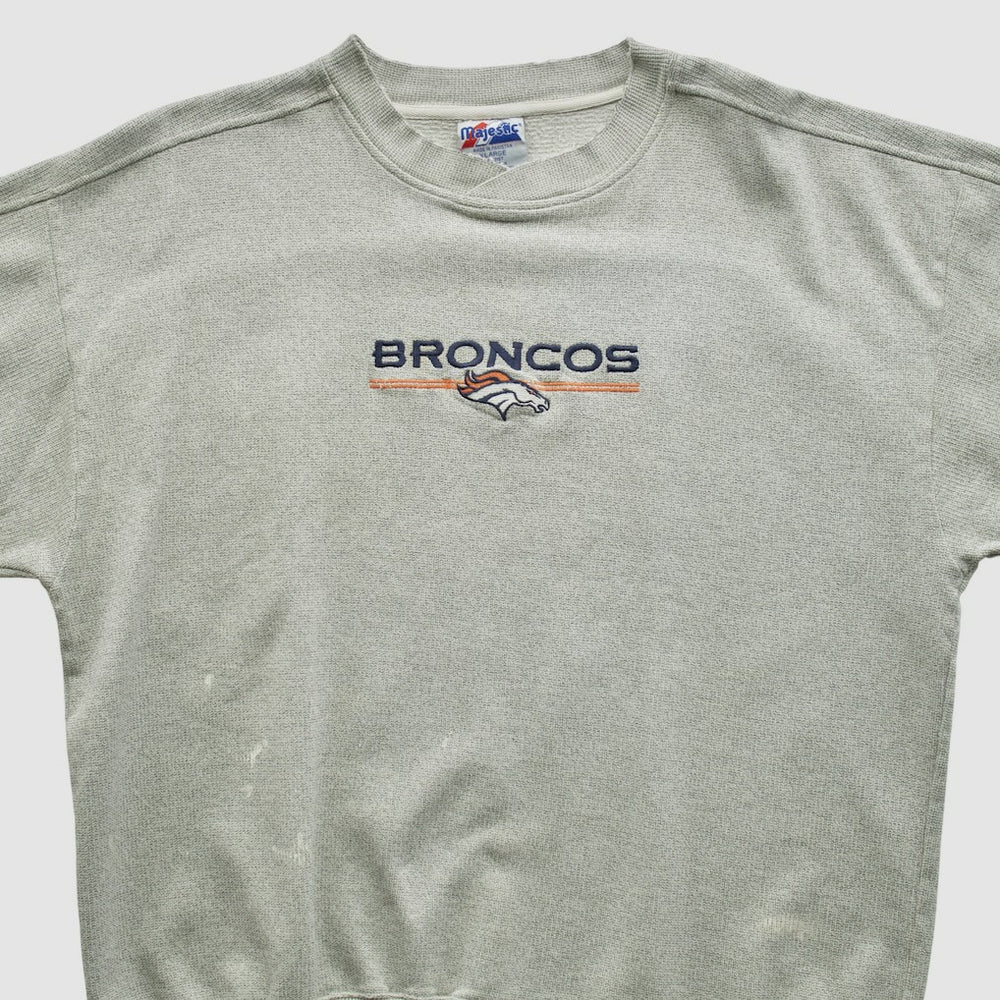 Majestic 2000s Pullover Sweatshirt - Denver Broncos Pullover