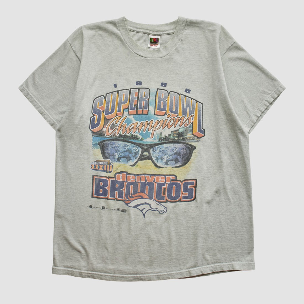 Super Bowl XXXIII Fruit of The Loom 1998 T-shirt - Denver Broncos T-shirts