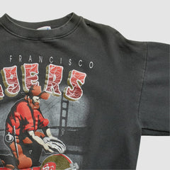 All Out Fan 90s Pullover Sweatshirt - San Francisco 49ers Pullover