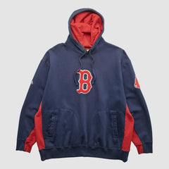 Navy Boston Red Sox Majestic 2000s Hooded Pullover Sweatshirt