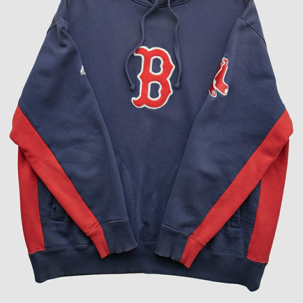 Navy Boston Red Sox Majestic 2000s Hooded Pullover Sweatshirt