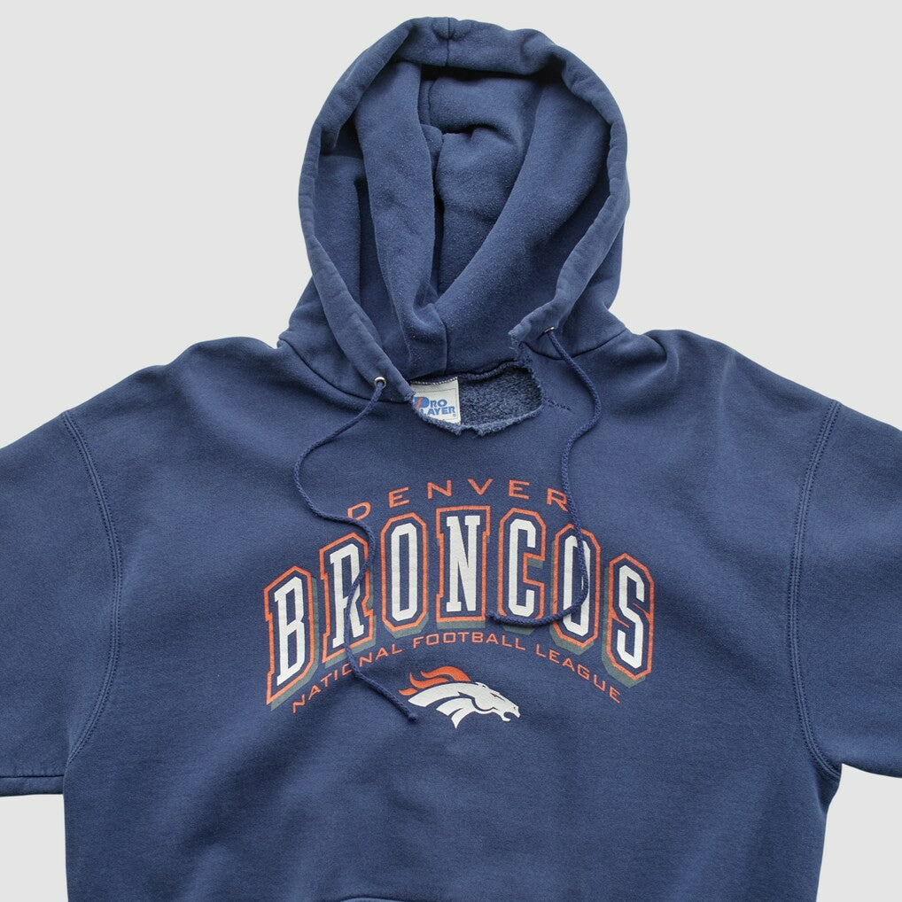 Pro Player 90s Hooded Pullover Sweatshirt - Denver Broncos Pullover