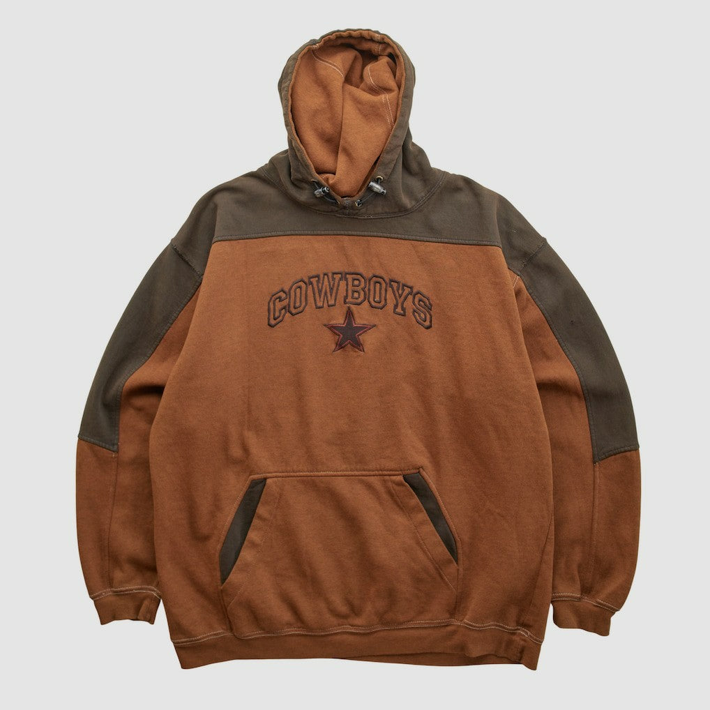 Cowboys Authentic Apparel 2000s Hooded Pullover Sweatshirt - Dallas Cowboys Pullover
