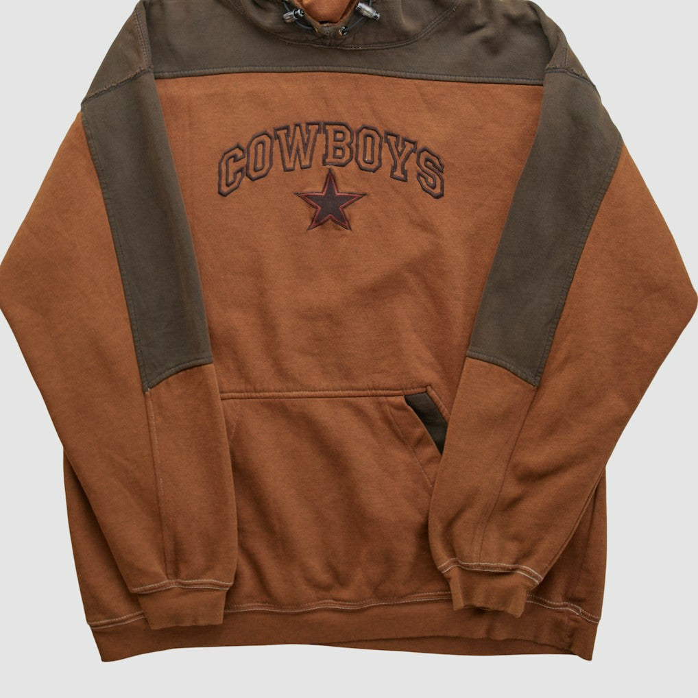 Cowboys Authentic Apparel 2000s Hooded Pullover Sweatshirt - Dallas Cowboys Pullover
