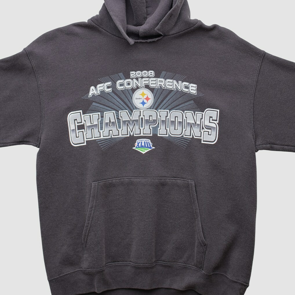 NFL 2008 Hooded Pullover Sweatshirt - Pittsburgh Steelers Pullover