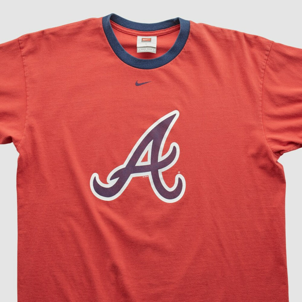 Red Atlanta Braves Nike 2000s T-shirt