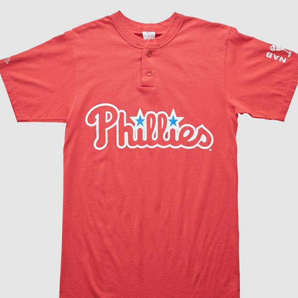 Red Philadelphia Phillies Majestic 2000s T-shirt