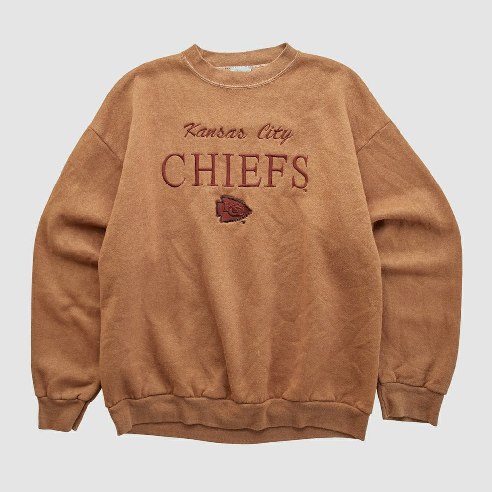 Logo 7 90s Pullover Sweatshirt - Kansas City Chiefs Pullover